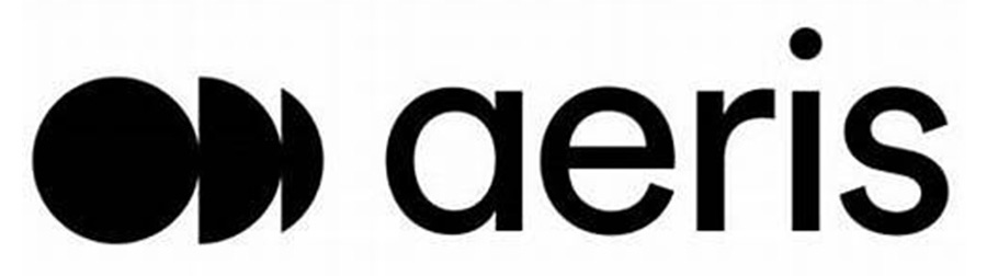 schwarzes Logo von Aeris